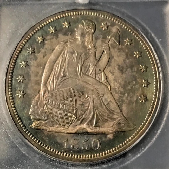 MS 62 Graded Seated Liberty US Dollars (1840-1873) for sale | eBay