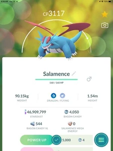 Pokémon Go Salamence 3000 cp! ! !~ same day delivery~ - Picture 1 of 2