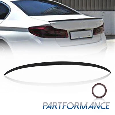 Fit BMW 5 Series G30 530i 540i 550i 2017-23 M5 Style Rear Trunk Spoiler Wing Lip - Image 1 of 4