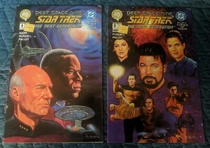 Star Trek Deep Space Nine / The Next Generation #1 and 2 (Malibu 1994) - Picture 1 of 4