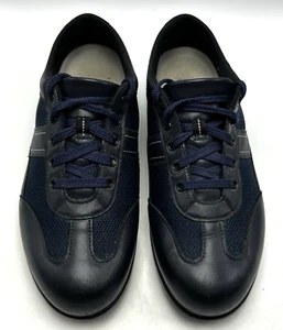 SAS Shoes Womens 9.5 Wide FT Mesh Comfort Walking Sneakers Blue Leather Mesh - Picture 1 of 8