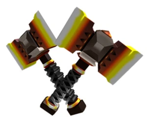 Roblox Toy Code Forging Mallet Pack Hammer Back Accessory Rare - Picture 1 of 1