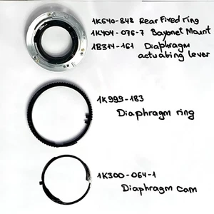 NIKON AF-D 35mm f/2 BAYONET MOUNT & DIAPHRAGM RING ASSEMBLY Genuine Repair Part - Imagen 1 de 7