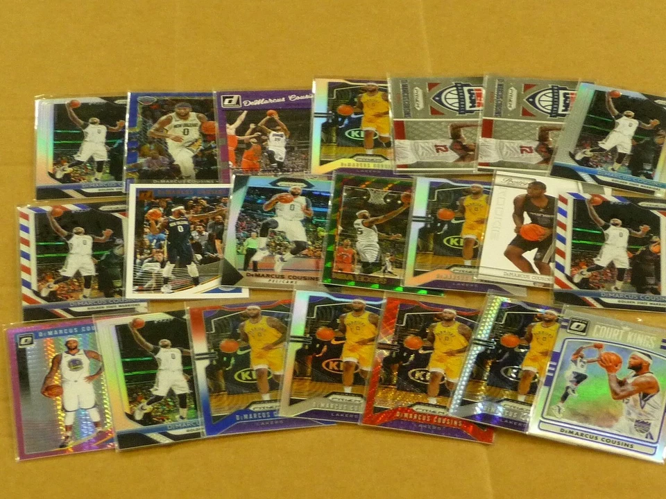 LOTE DE 21 CARTAS DEMARCUS PRIMOS GUERREROS LAKERS REYES PRIZM DONRUSS ÓPTICA Foto 1 de 1