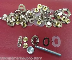 10 Common Sense Turn Button Twist Lock Fasteners Sail Cover Dodger 60 pk & tool - Picture 1 of 3