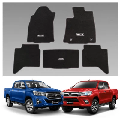 Juego de alfombrilla con forma genuina para Toyota Hilux Revo Sr5 auto diestro conductor 15 - 2018 Foto 1 de 4