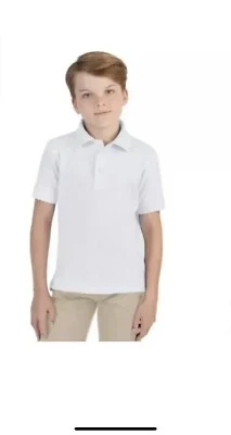 Pack de 2 polos French Toast Youth | Uniforme escolar | Talla: 8 | Color: Blanco Foto 1 de 4