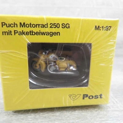 STARLINE 243333 - 1:87 - Puch Motorrad 250 SG mit Paketbeiwagen - OVP - #AY7517 - Bild 1 von 4