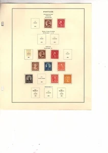 Estampillas de EE. UU. 1923-1926, Imperfs, Perf y MH CV $125.00 (e300) - Imagen 1 de 1