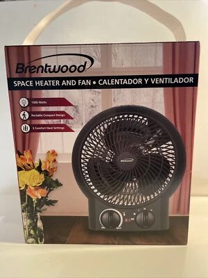 Nuevo calentador y ventilador de espacio Brentwood *Envío gratuito* Foto 1 de 4