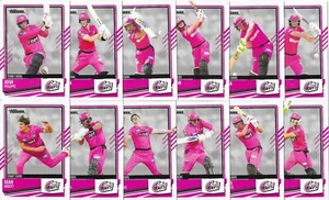 Sydney Sixers 2021 BBL & WBBL Big Bash equipo set de 12 tarjetas - Imagen 1 de 1