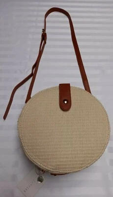 L.A Express Bolso de Paja Playa Bolso de Hombro Bolso Bandolera Redondo Nuevo con Etiquetas Foto 1 de 4