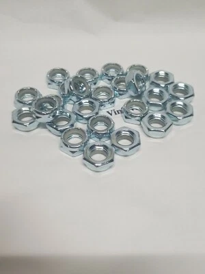 QUALWARE 5/8-11 Thin, Nylon Insert Lock Nuts, Zinc Plated (25)pack. Quality hardware.