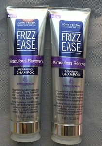 Pack  2 John Frieda FRIZZ EASE Miraculous Recovery Repairing Shampoo 8.4 fl oz. - Picture 1 of 1