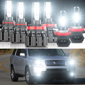For Honda Pilot 2006-2018 6x Combo LED Headlight High Low Beam + Fog Light Bulbs - Bild 1 von 12