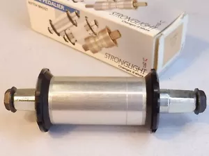 Soporte inferior Stronglight 1000 A - 124 mm / NUEVO DE LOTE ANTIGUO L'eroica bicicleta - Imagen 1 de 4