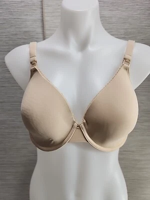 Nwt Gratlin Underwire Paded Nursing Bra- Color Beige Size 34DD - Image 1 of 4