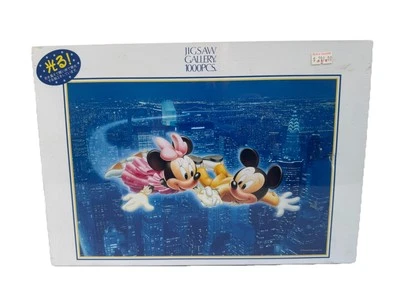 Tenyo Disney Mickey & Minnie Flying Jigsaw Gallery Puzzle 1000 Pieces JAPAN NEW - Image 1 of 4