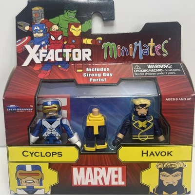 Marvel Minimates Serie 78 X-Factor Cyclops & Havok - Nuevo - Precintado Foto 1 de 4
