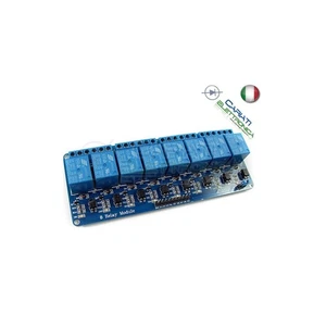 Relaisplatine Modul 8 Kanal optoisoliert 10A 250V Arduino Shield 5VDC mit LED - Bild 1 von 1
