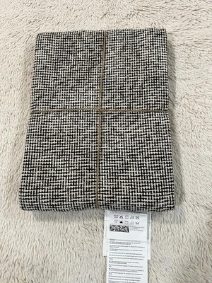 Ковер IKEA TIPHEDE плоский черный/натуральный 2 фута 7 дюймов x 4 фута 11 дюймов 205,288,78 — новый - Изображение 1 из 4