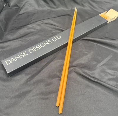 Vintage Dansk Designs Orange Tiny Handdipped Taper Candles 15'' Qty 12 - Image 1 of 2