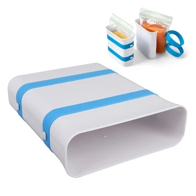 Freezer Food Block Maker Vertical Container for Freeze and Store Soup Leftovers - Image 1 of 4