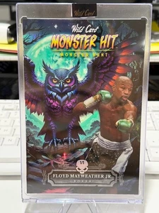 2025 Wild Card Haunted - Floyd Mayweather Jr. 1/1 JUMBO Monster Hit Foil 💥💥🔥 - Bild 1 von 2