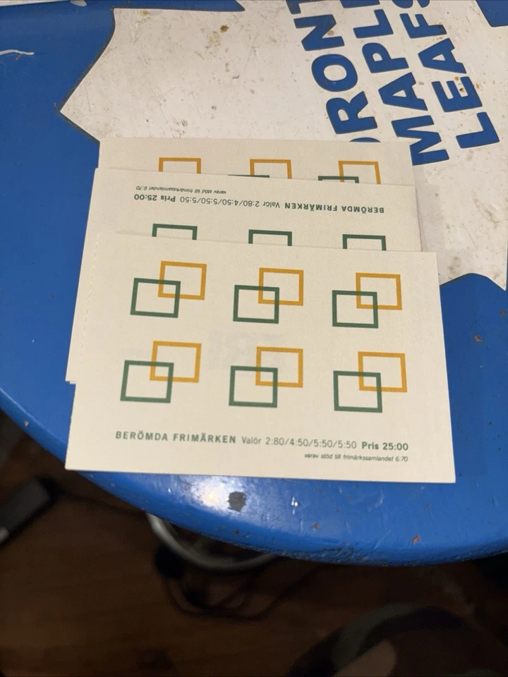 Lote de 3 folletos completos Suecia Scott 1945a Foto 1 de 1