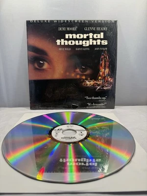 Mortal Thoughts (Laserdisc) Starring Demi Moore And Bruce Willis 1994 Foto 1 de 4