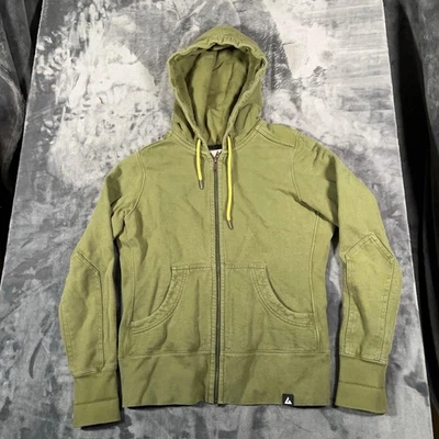 Sudadera con Capucha American Giant Cremallera Completa Para Mujer Grande Verde Algodón Cremallera Hecha en EE. UU. Foto 1 de 4