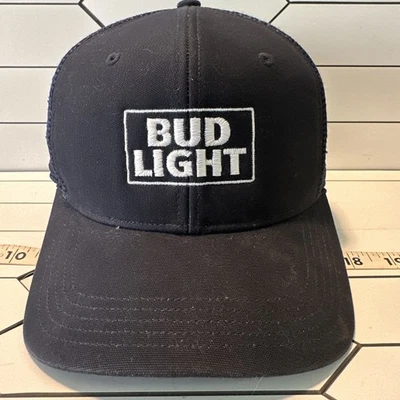 Boné de caminhoneiro Bud Light Carhartt algodão legal - Imagem 1 de 4