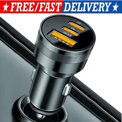 30W Fast Charge USB PD Type-C Car Charger Adapter For iPhone 15 14 13 12 Pro Max - Image 1 of 4
