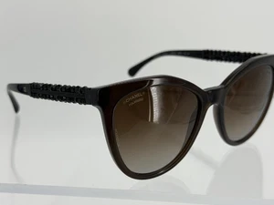 Nuevas gafas de sol Chanel hechas en Italia 5376-B c.1599/S9 polarizadas-serializadas sin etiquetas - Imagen 1 de 19