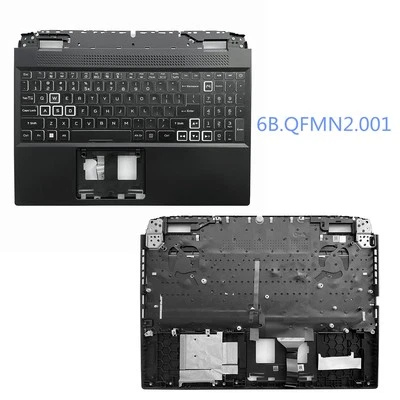 Teclado con reposamanos retroiluminado blanco para Acer Nitro 5 AN515-58 AN515-46 N22C1 EE. UU. Foto 1 de 4