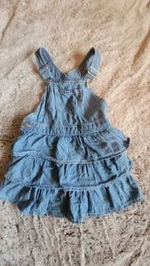 WRANGLER GIRLS RUFFLE DENIM SKIRTALL Size 4T - Picture 1 of 6
