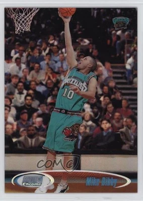1998-99 Topps Stadium Club Chrome Refractor Mike Bibby #SCC31 Rookie RC - Image 1 of 2