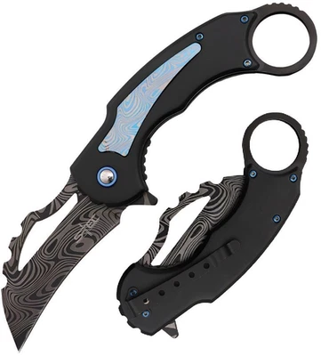 S-TEC Linerlock Assisted Folding Knife 3.25" Stainless Blade Aluminum Handle - Image 1 of 3