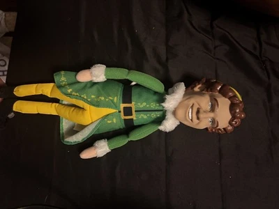 Brinquedo de Pelúcia Falante BUDDY THE ELF 14" de Altura 15 Frases do Filme Elfo Testado Funciona - Imagem 1 de 4