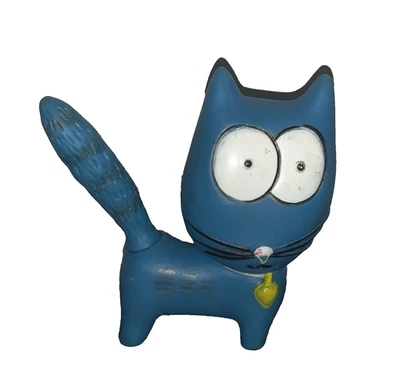 Libro de figuras vintage Fraid E. Cat Inky Dinky Fraidy azul personaje Al Newman 1993 Foto 1 de 4