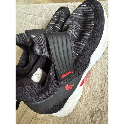Zapatillas deportivas Shaq negras con cierre de gancho y bucle para niños talla 5 Foto 1 de 3
