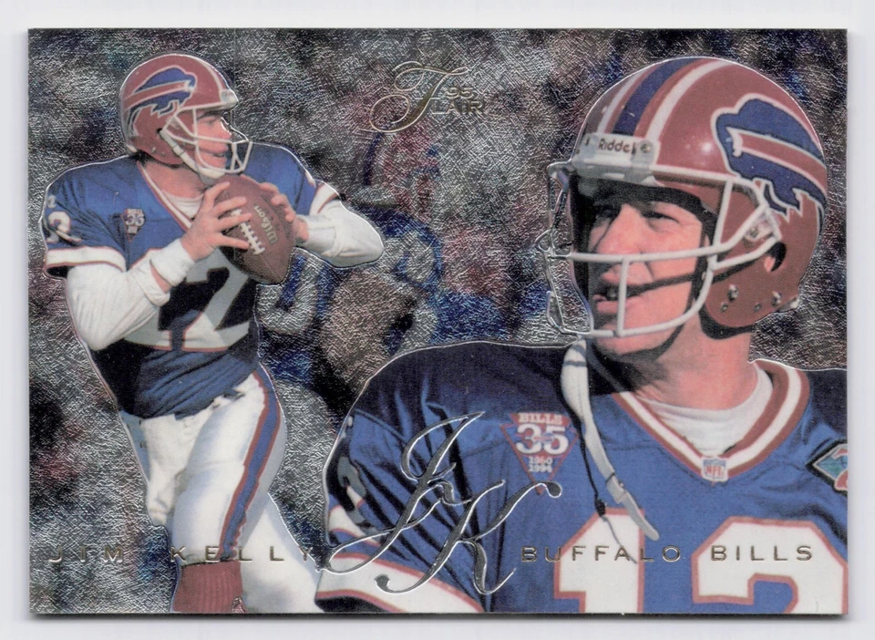 1995 Flair Jim Kelly #19 BUFFALO BILLS - Image 1 of 2