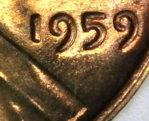 1959 Lincoln Memorial Penny D.D. R. Unzirkuliert. P-999-A - Bild 1 von 12
