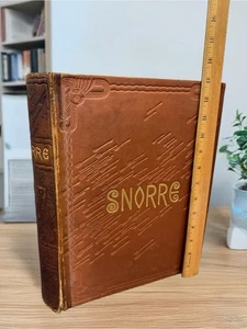 Snore Sturlason Kongesagaer 1899 1st Edition Large Illustrated, Norse Kings Saga - Picture 1 of 24