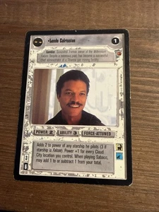 Star Wars CCG Decipher - Lando Calrissian - Light Side - Cloud City - Picture 1 of 2