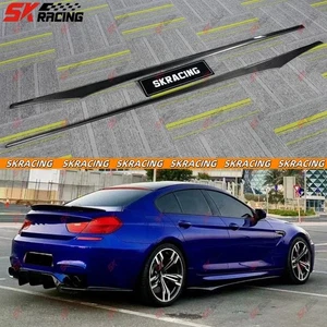 Kit de labios de extensión de faldones laterales forjados/fibra de carbono/negro brillante para BMW M6 12-19 - Imagen 1 de 25