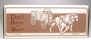 Yester Days 1/28 Scale First Gear Draft Horses w/Wagon Precision Diecast Replica - Picture 1 of 9
