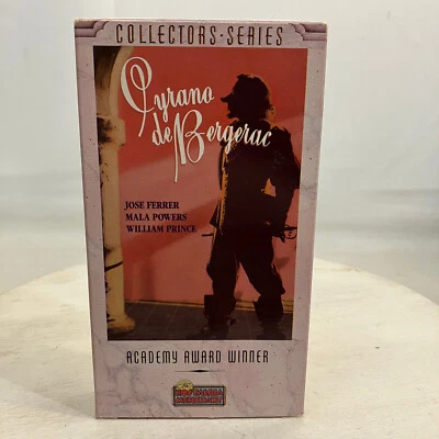 Cyrano de Bergerac Collector's Series VHS Jose Ferrer Nostalgia Merchant 1986 Foto 1 de 4