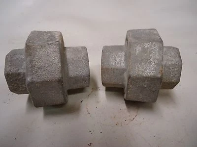 WARD 3/4" Galvanized Steel Pipe Union "New" (lot of two) - Image 1 of 4