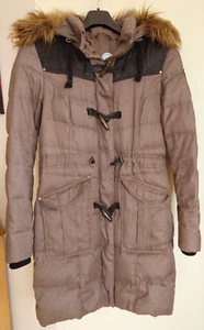 Parka Winter Jacke Damen myMo Braunmeliert Gr.L abnehmbare Kapuze TOP Zustand - Bild 1 von 13